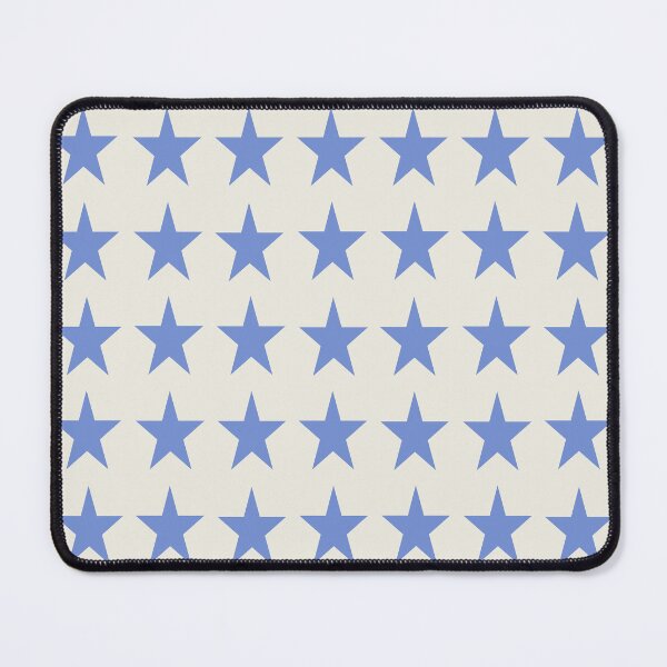 Item preview, Medium DANUBE BLUE and CREAM STARS designed and sold by RachelMacht.