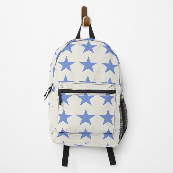 Item preview, Medium DANUBE BLUE and CREAM STARS designed and sold by RachelMacht.