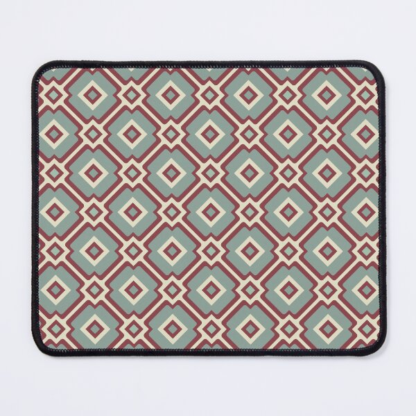 Item preview, Cordovan, morning blue & dirty white mosaic designed and sold by Mint + Midnight.