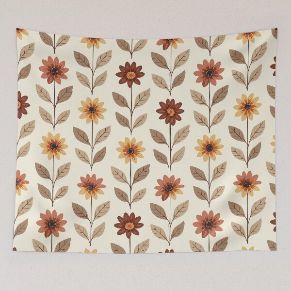 Item preview, Boho Floral Seamless Pattern Neutral designed and sold by mittie101.
