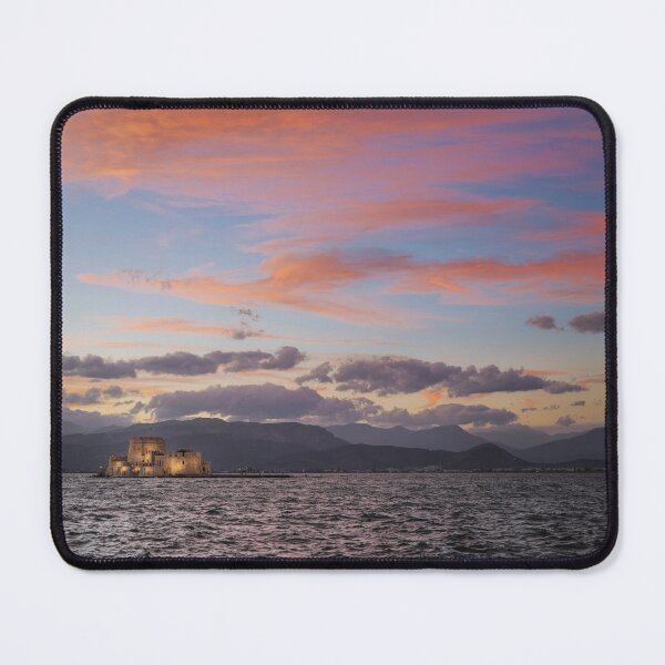 Item preview, Sunset Over Nafplio Greece Harbor designed and sold by PhotoArt by Joan Carroll.