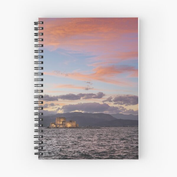 Item preview, Sunset Over Nafplio Greece Harbor designed and sold by PhotoArt by Joan Carroll.