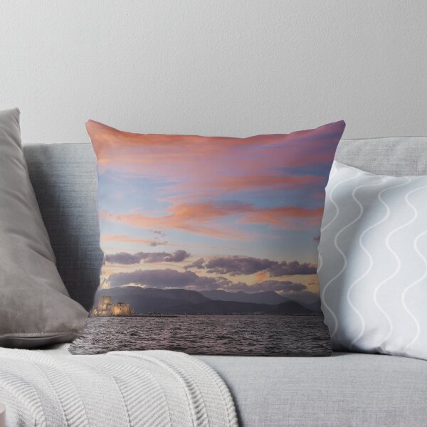 Item preview, Sunset Over Nafplio Greece Harbor designed and sold by PhotoArt by Joan Carroll.