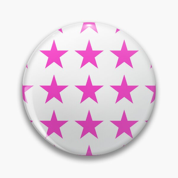 Item preview, Medium HOT PINK and WHITE STARS  designed and sold by RachelMacht.