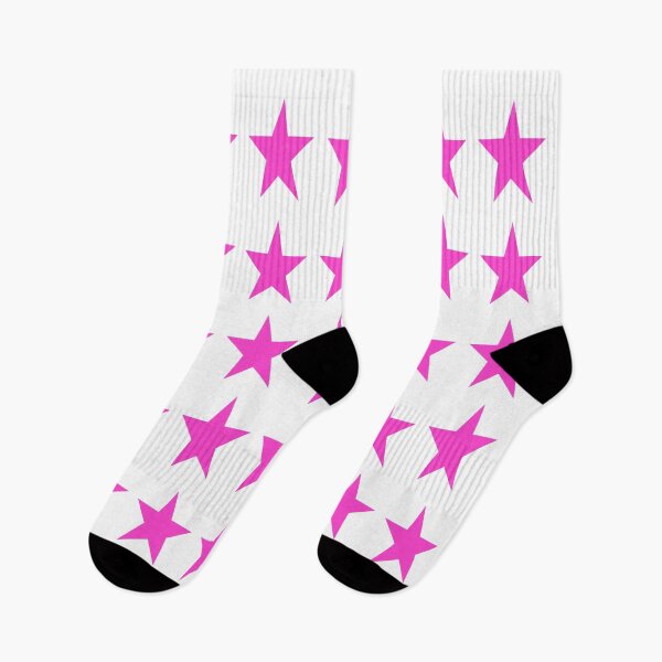 Item preview, Medium HOT PINK and WHITE STARS  designed and sold by RachelMacht.