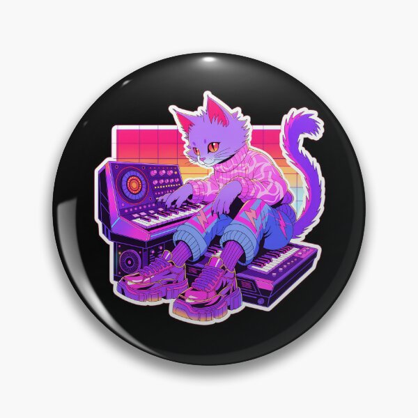 Item preview, Cats & Synthesizers 12 designed and sold by Mono.fi Studios.