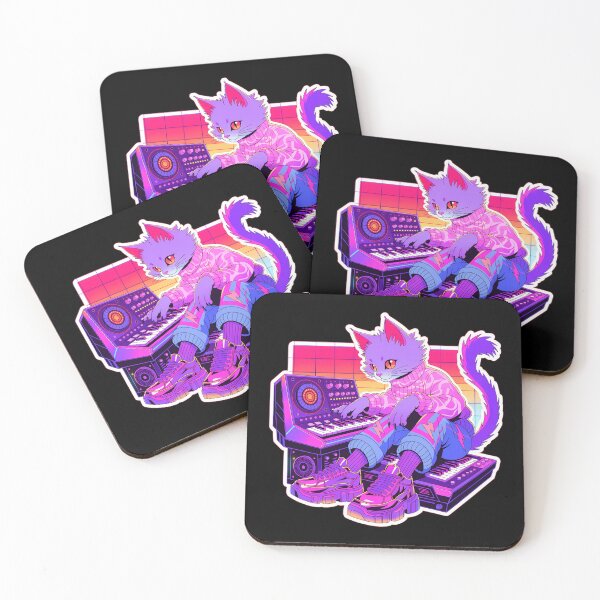 Item preview, Cats & Synthesizers 12 designed and sold by Mono.fi Studios.
