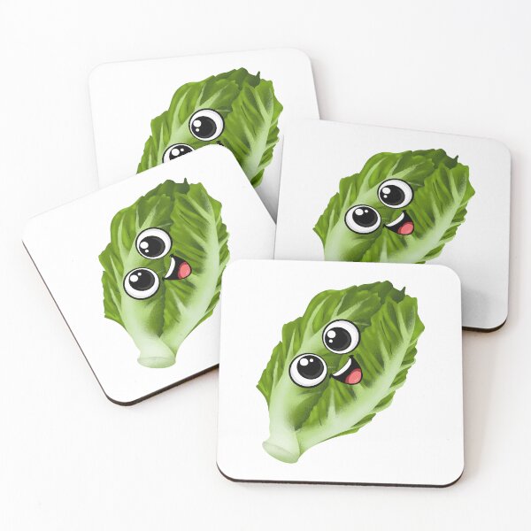 Item preview, Cute Kawaii Lettuce Character | Funny Vegetable Cartoon Smiling Food Art designed and sold by Pandey14.