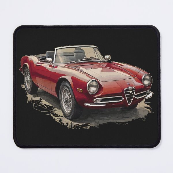Item preview, Geometric Vintage European Roadster Car Art designed and sold by Tklezardesigns.
