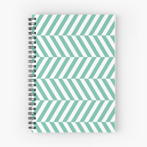 Item preview, White And Pastel Green Herringbone Pattern designed and sold by pattern-archive.