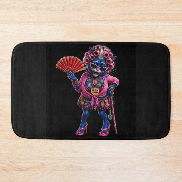 Item preview, Abuela Cubana Cat in Tacones designed and sold by ZunZunArt.