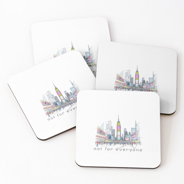 Item preview, NYC Times Square Sketch – Cityscape Aesthetic | New York Street Style Art designed and sold by Sixième Studio.