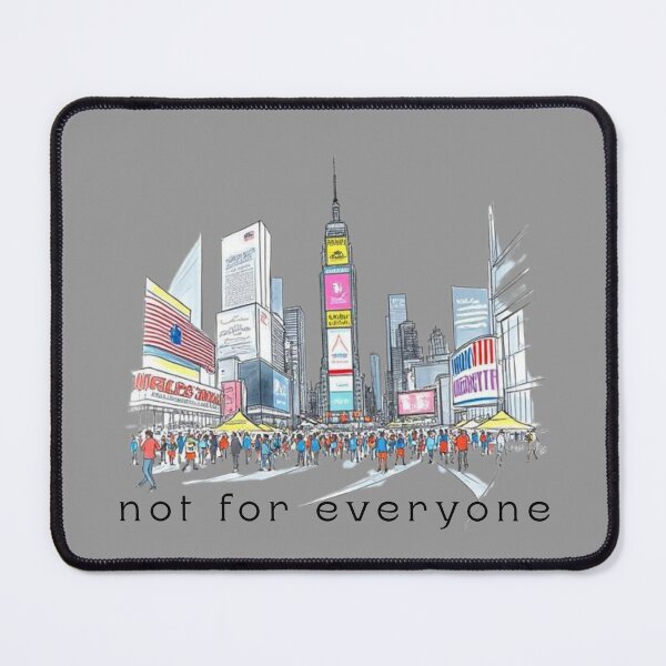 Item preview, NYC Times Square Sketch – Cityscape Aesthetic | New York Street Style Art designed and sold by Sixième Studio.