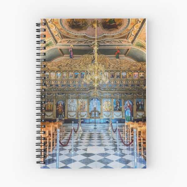Item preview, Ornate Church Interior Nafplio Greece designed and sold by PhotoArt by Joan Carroll.