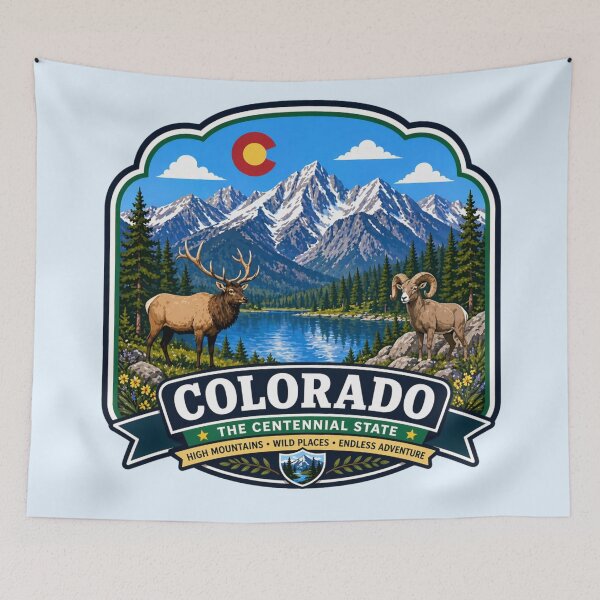 Item preview, Colorado - High Mountains Endless Adventure designed and sold by Myra365Art.