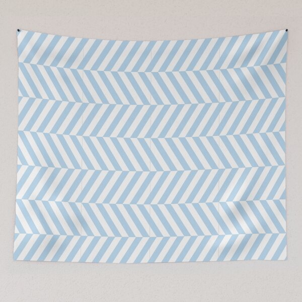 Item preview, White And Ice Blue Herringbone Pattern designed and sold by pattern-archive.