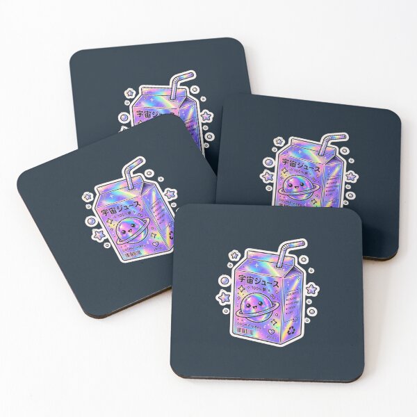 Item preview, Holographic Cosmic Juice Sticker – Kawaii Retro Aesthetic Space Drink Design designed and sold by Digital_products_0111.