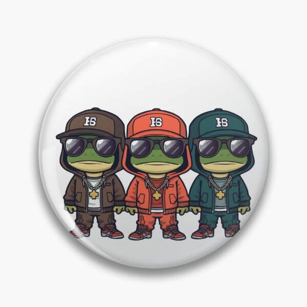 Item preview, rapping frogs designed and sold by PatronesKawai.