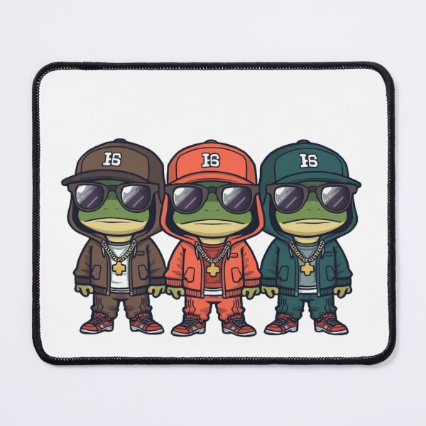 Item preview, rapping frogs designed and sold by PatronesKawai.