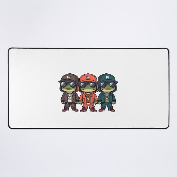 Item preview, rapping frogs designed and sold by PatronesKawai.