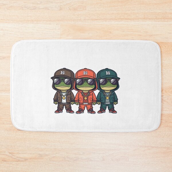 Item preview, rapping frogs designed and sold by PatronesKawai.