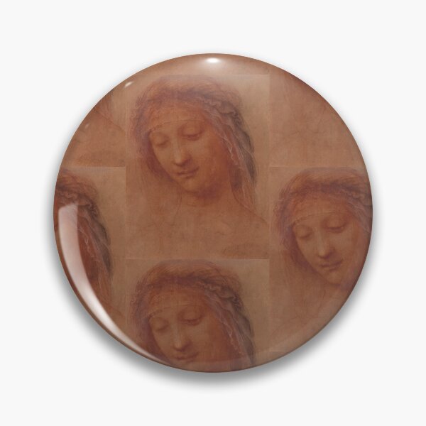 Item preview, The Head of St Philip by Leonardo da Vinci – High Renaissance Drawing Poster designed and sold by artofuniverse.