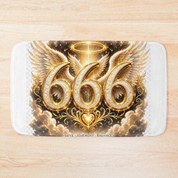 Item preview, Golden Angel Number 666 Balance Harmony Light designed and sold by HiteshArt111.