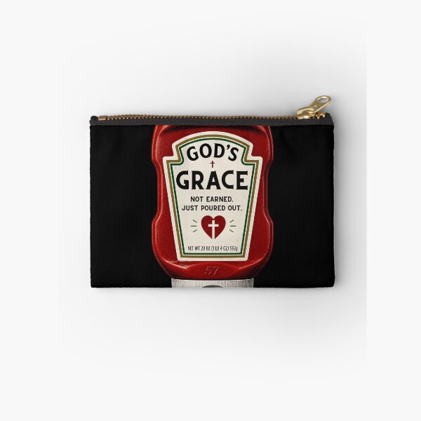 Item preview, God's Grace Poured Out Christian Ketchup Parody designed and sold by Alt Christian.
