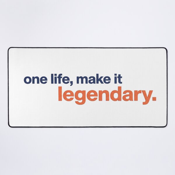 Item preview, One life, make it legendary designed and sold by ticzla95.
