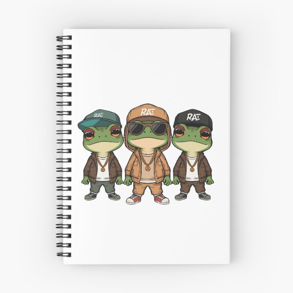 Item preview, rapping frogs designed and sold by PatronesKawai.