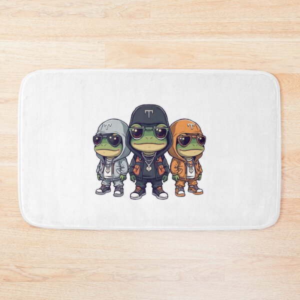 Item preview, rapping frogs designed and sold by PatronesKawai.