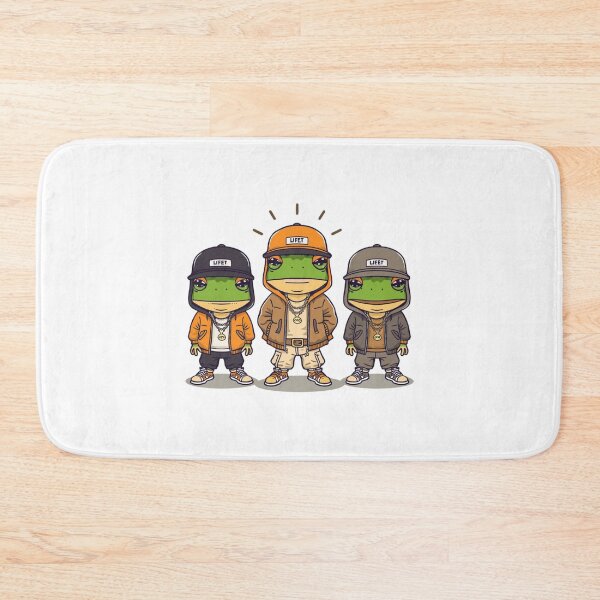 Item preview, rapping frogs designed and sold by PatronesKawai.