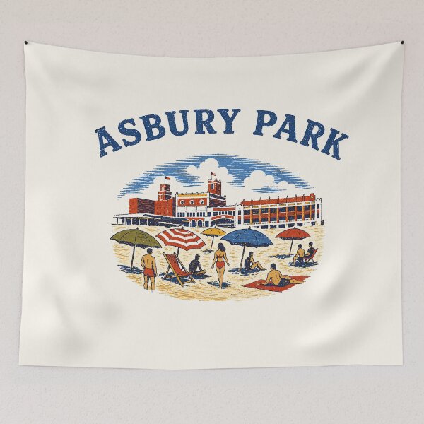 Item preview, Vintage Asbury Park Souvenir Shirt Graphic designed and sold by Tonyv773.