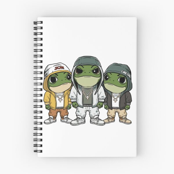 Item preview, rapping frogs designed and sold by PatronesKawai.