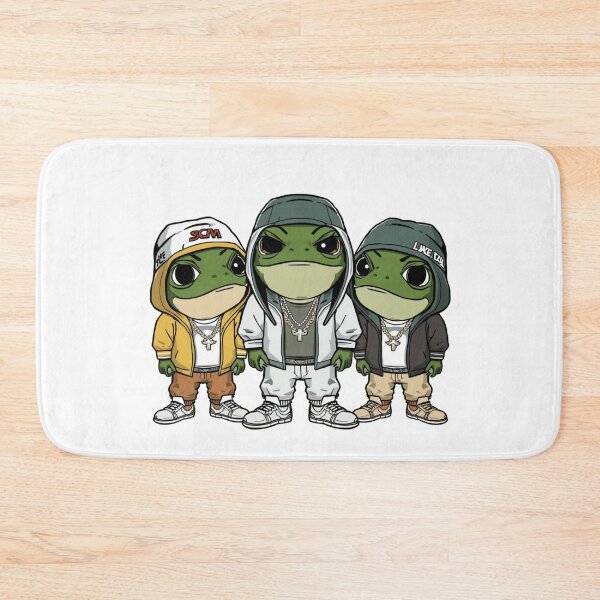 Item preview, rapping frogs designed and sold by PatronesKawai.
