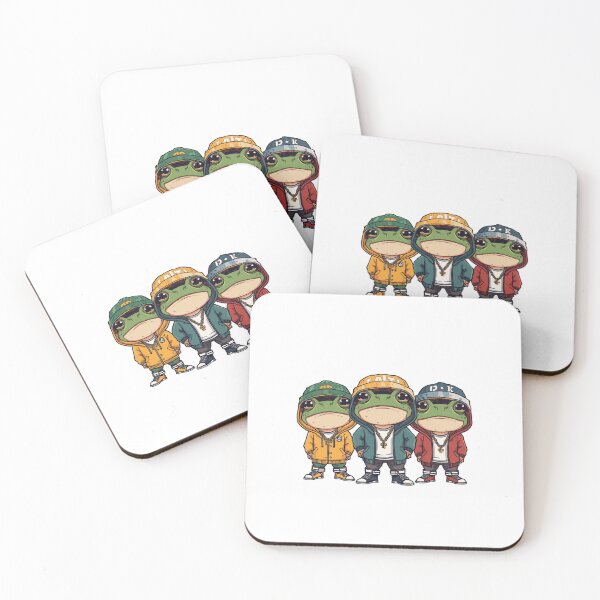 Item preview, rapping frogs designed and sold by PatronesKawai.