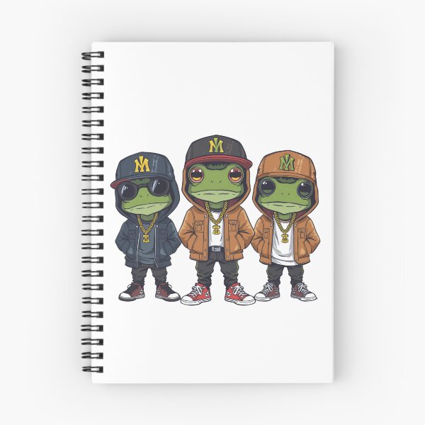 Item preview, rapping frogs designed and sold by PatronesKawai.