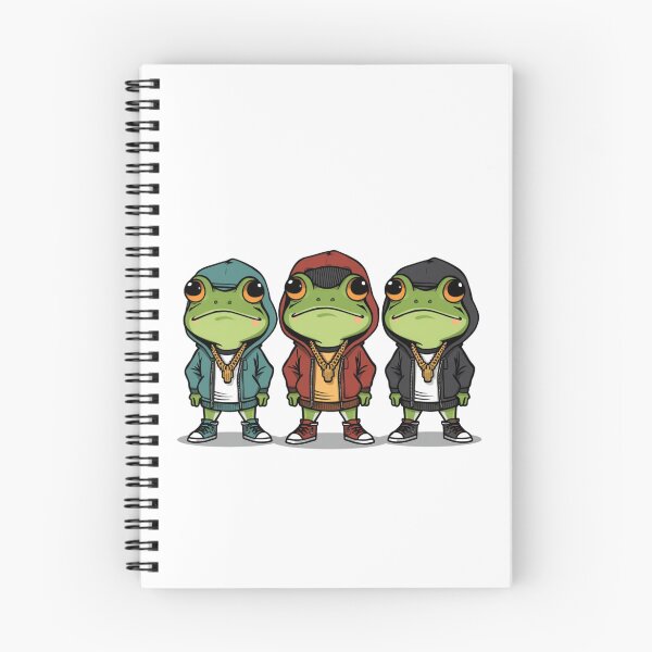 Item preview, rapping frogs designed and sold by PatronesKawai.