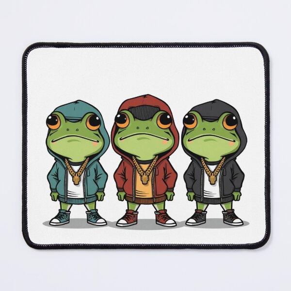 Item preview, rapping frogs designed and sold by PatronesKawai.