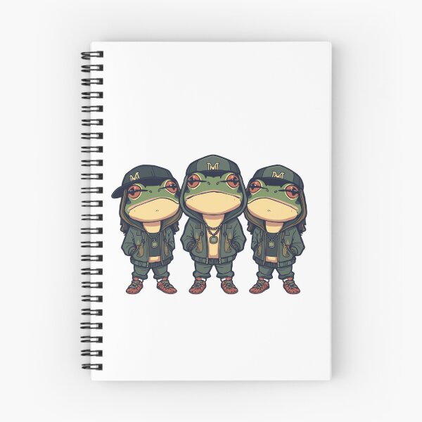 Item preview, rapping frogs designed and sold by PatronesKawai.