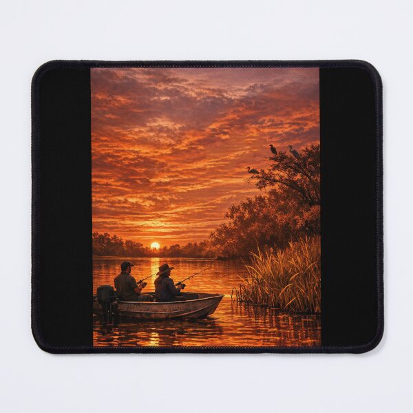 Item preview, Red Sky Sunset on the River designed and sold by CarolM.