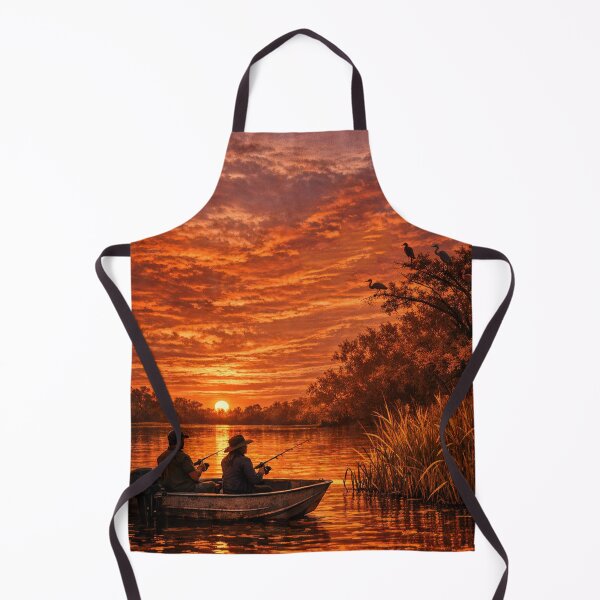 Item preview, Red Sky Sunset on the River designed and sold by CarolM.