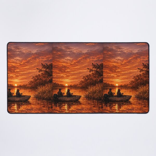 Item preview, Red Sky Sunset on the River designed and sold by CarolM.