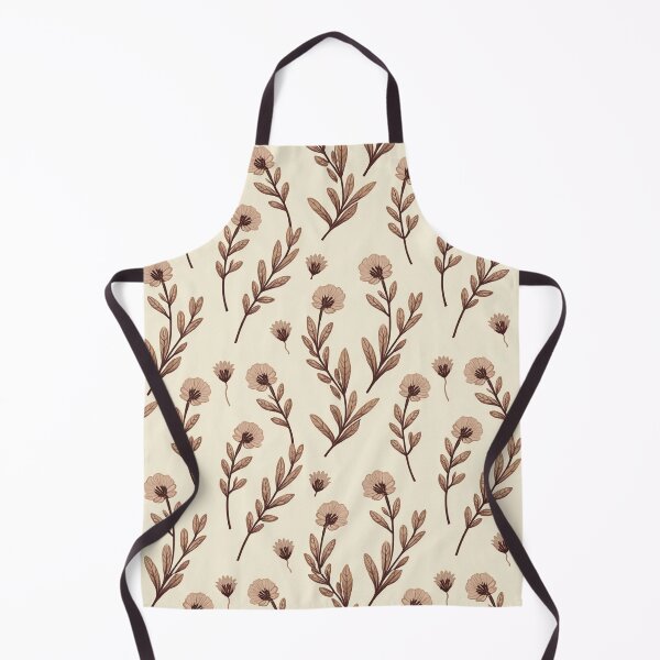 Item preview, Sepia Wildflowers on Cream: Calm Vintage Pattern designed and sold by mittie101.