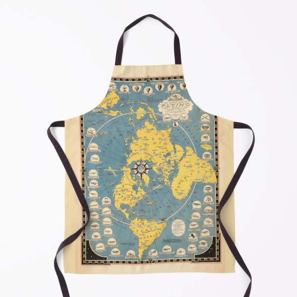 Item preview, Vintage Map of Flying designed and sold by PetsArt.