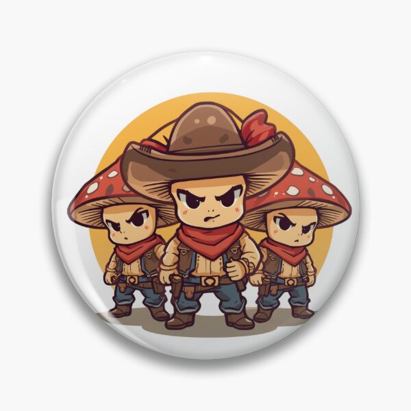 Item preview, Cowboy Mushrooms designed and sold by PatronesKawai.
