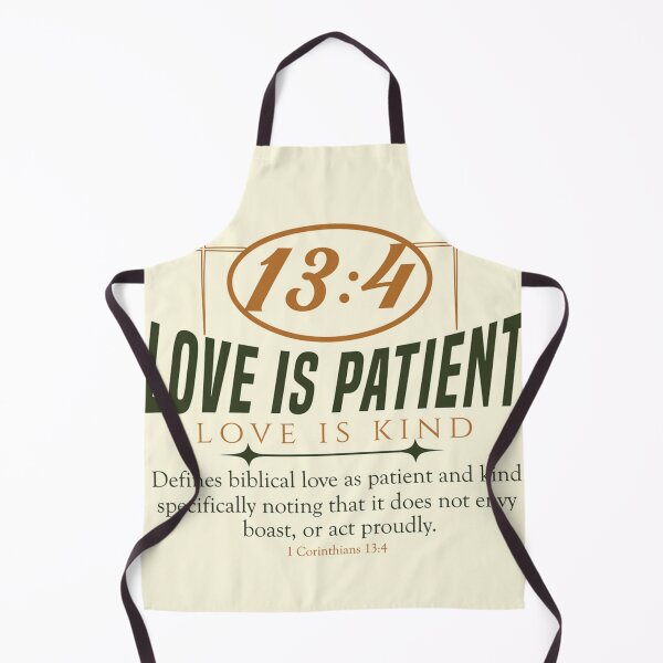 Item preview, 1 Corinthians 13:4 designed and sold by GraphicMondaze.