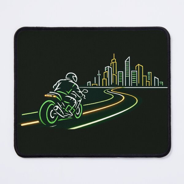 Item preview, Neon Night Ride – Cyberpunk Motorcycle designed and sold by SilentPowerArt.