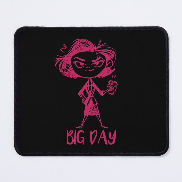 Item preview, Big Day Mood – Confident Woman with Coffee designed and sold by FMproject.