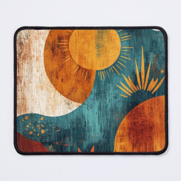 Item preview, Celestial Desert Mirage - Boho Sun and Moon Abstract Earthy Terracotta designed and sold by GSizzle1.